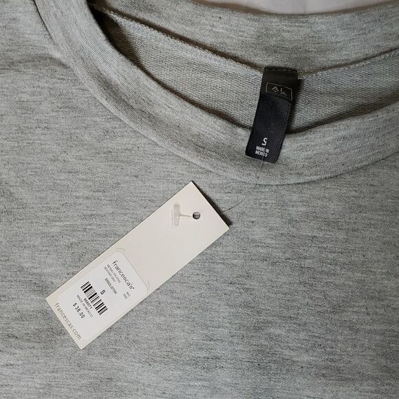 Francesca's Alya Gray T-Shirt Dress - Picture 2 of 6